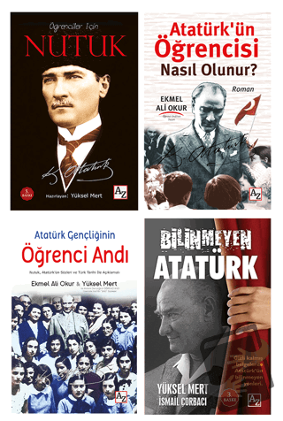 Öğrenciler İçin Atatürk Seti - 4 Kitap - Kollektif - Az Kitap - Fiyatı