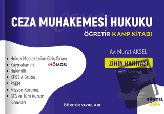 Öğretir Ceza Muhakemesi Hukuku Kamp Kitabı - Murat Aksel - Öğretir Yay