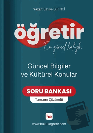 Öğretir Güncel Bilgiler ve Kültürel Konular Tamamı Çözümlü Soru Bankas