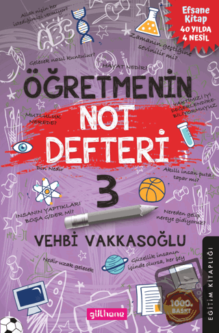 Öğretmenin Not Defteri 3 - Vehbi Vakkasoğlu - Gülhane Yayınları - Fiya