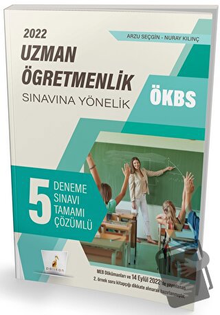 ÖKBS Uzman Öğretmenlik Sınavına Yönelik Tamamı Çözümlü 5 Deneme Sınavı