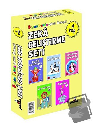 Okul Öncesi 4 Yaş Zeka Geliştirme Seti (5 Kitap) - Afife Çoruk - Beyaz