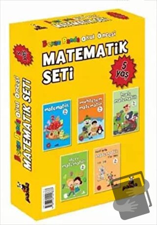 Okul Öncesi 5 Yaş Matematik Seti (5 Kitap) - Afife Çoruk - Beyaz Panda