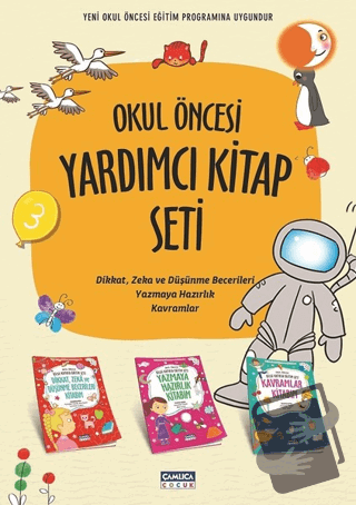 Okul Öncesi Yardımcı Kitap Seti (3 Kitap Takım) - Abdullah Özbek - Çam