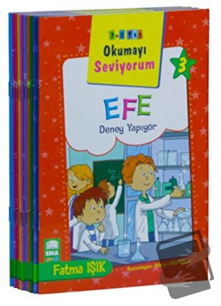 Okumayı Seviyorum Seti - 10 Kitap Takım - Fatma Işık - Ema Çocuk - Fiy