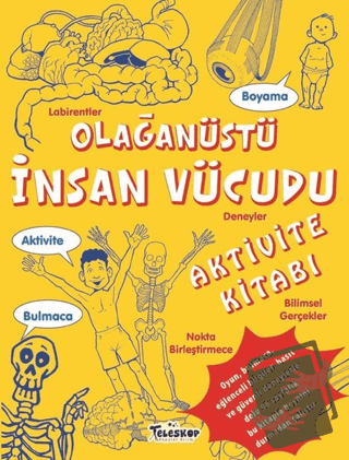 Olağanüstü İnsan Vücudu Aktivite Kitabı - Victoria England - Teleskop 