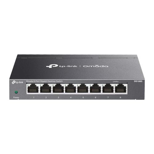 Omada Tp-Link Ds108G 8 Port 10-100-1000 Mbps Switch Çelik Kasa Rack Mo