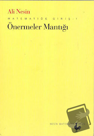 Önermeler Mantığı - Ali Nesin - Nesin Matematik Köyü - Fiyatı - Yoruml