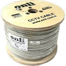 Onli 2+1 1X0,22 Mini Coax 2X0,22Mm 500 Metre Cctv Kamera Kablosu - - O