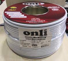 Onli Rg6-U6 64 Tel 1,02 Ccs-Al 100 Metre Anten Uydu Kablosu - - Onli -