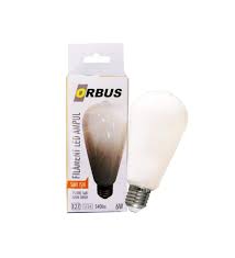 Orbus Orb-Stm6W St64 6W E27 Beyaz Cam Sarı Işık Dekoratif 540 Lm Led A