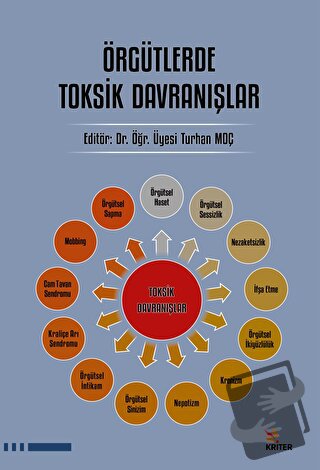 Örgütlerde Toksik Davranışlar - Turhan Moç - Kriter Yayınları - Fiyatı