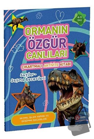 Ormanın Özgür Canlıları - Çıkartmalı Aktivite Kitabı - Buket Kurt - Be