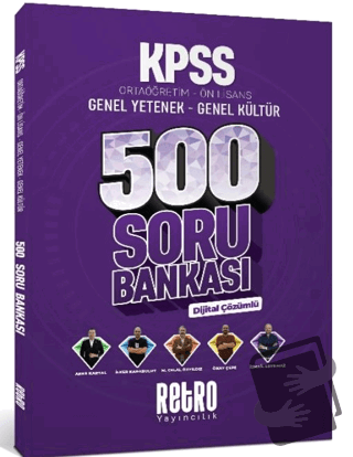 Ortaöğretim - Ön Lisans 500 Soru Bankası - Kolektif - Retro Yayıncılık