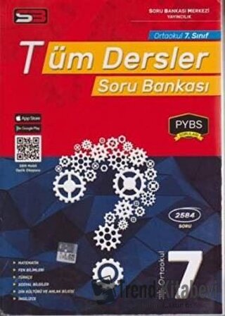 Ortaokul 7. Sınıf Tüm Dersler Soru Bankası, Kolektif, SBM Yayıncılık, 