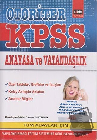 Otoriter KPSS Anayasa ve Vatandaşlık - Gürcan Yurtseven - Eğitim Yayın