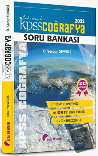 Özdil Akademi 2022 KPSS Coğrafya Soru Bankası Çözümlü - Ö. Serdar Demi