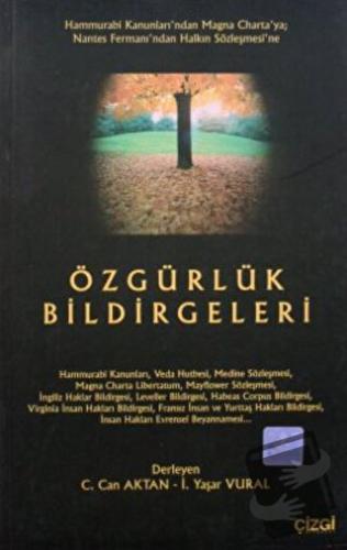 Özgürlük Bildirgeleri - Derleme - Çizgi Kitabevi Yayınları - Fiyatı - 