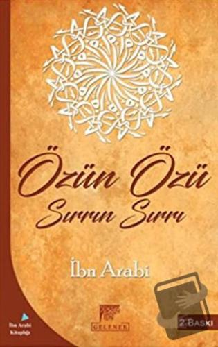 Özün Özü Sırrın Sırrı - Muhyiddin İbn Arabi - Gelenek Yayıncılık - Fiy