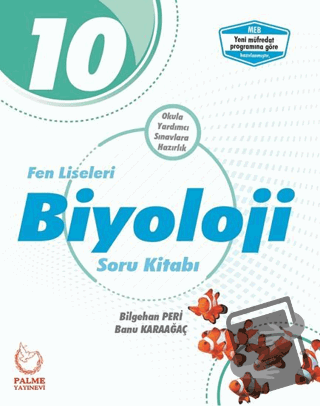 Palme 10. Sınıf Fen Liseleri Biyoloji Soru Kitabı - Banu Karaağaç - Pa