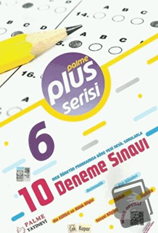 Palme 6. Sınıf 10 Deneme Sınavı Plus Serisi - Kolektif - Palme Yayıncı