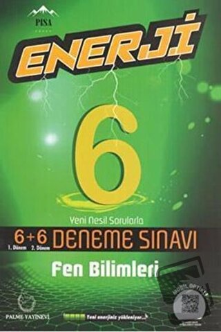 Palme 6. Sınıf Enerji Fen Bilimleri 6+6 Deneme Sınavı - Erhan Yıldız -