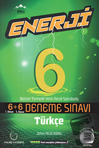 Palme 6. Sınıf Enerji Türkçe 6+6 Deneme Sınavı - Zehra Yeliz Gürel - P