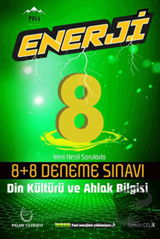 Palme 8. Sınıf Din Kültürü ve Ahlak Bilgisi Enerji 8+8 Deneme Sınavı -