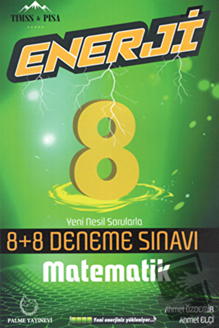 Palme 8. Sınıf Enerji Matematik 8+8 Deneme Sınavı - Ahmet Özdemir - Pa