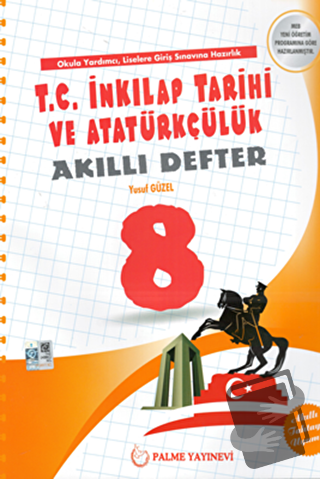 Palme 8. Sınıf T.C İnkılap Tarihi ve Atatürkçülük Akıllı Defter - Yusu