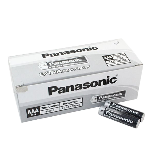 Panasonic Çinko Karbon İnce Kalem Pil (Aaa) R03Ue/2S - 60'lı Kutu - - 