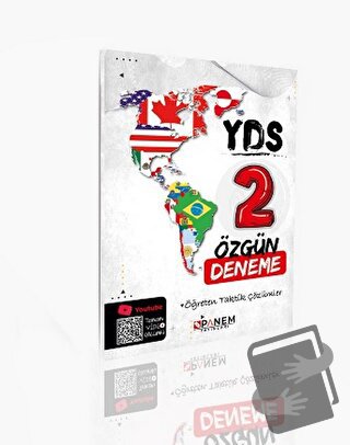 YDS Video Çözümlü Özgün 2 Deneme - Kolektif - Panem Yayınları - Fiyatı