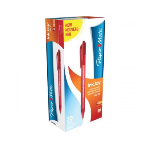 Paper Mate Tükenmez Kalem İnkjoy 100 Rt 1.0 Mm Kırmızı Basmalı S095705