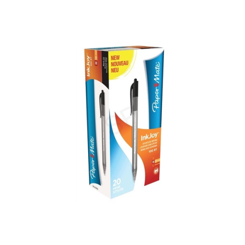 Paper Mate Tükenmez Kalem İnkjoy 100 Rt 1.0 Mm Siyah Basmalı S0957030 