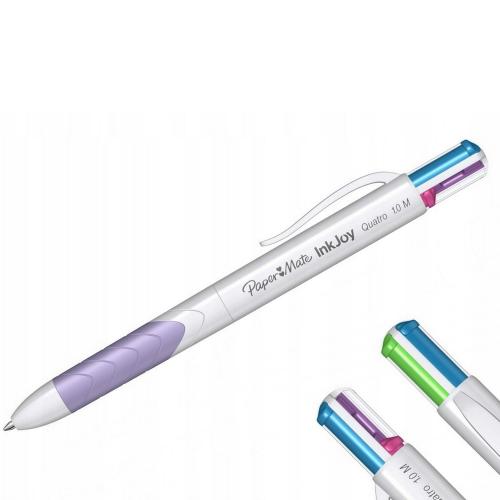 Paper Mate Tükenmez Kalem İnkjoy Quatro Canlı Renkler S0977270 - 12'li