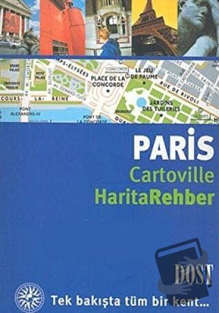 Paris Harita Rehber - Melani Le Bris - Dost Kitabevi Yayınları - Fiyat