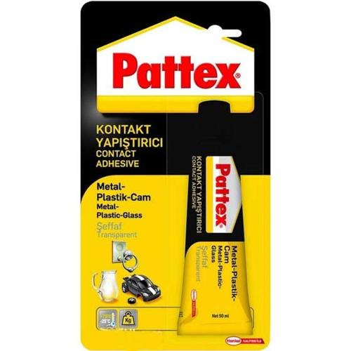 Pattex Contact Metal Plastik Cam Yapıştırıcı Şeffaf 50 Gr 1419320 - - 