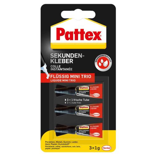 Pattex Japon Yapıştırıcı Gel Mini Süper 3X1 Gr 1943764 - - Pattex - Fi