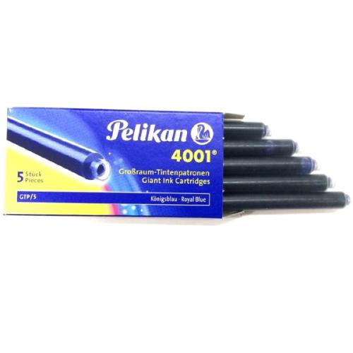 Pelikan Dolma Kalem Kartuşu Uzun Royal Mavi 5 Li 4001 - - Pelikan - Fi