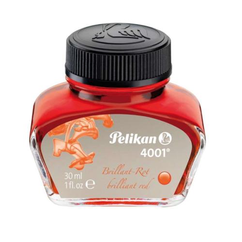 Pelikan Dolma Kalem Mürekkebi 30 Ml Kırmızı 4001 - 6'lı Paket - - Peli