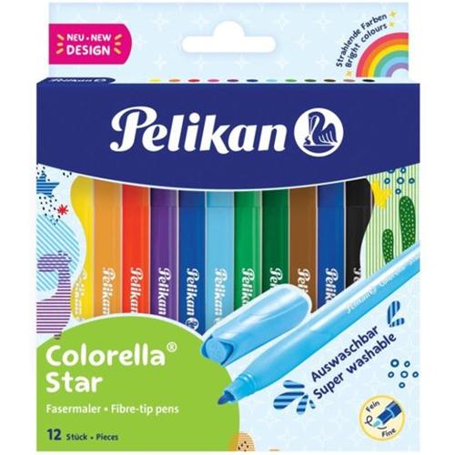 Pelikan Keçeli Kalem Colorella 12 Li 822 305 - - Pelikan - Fiyatı - Yo