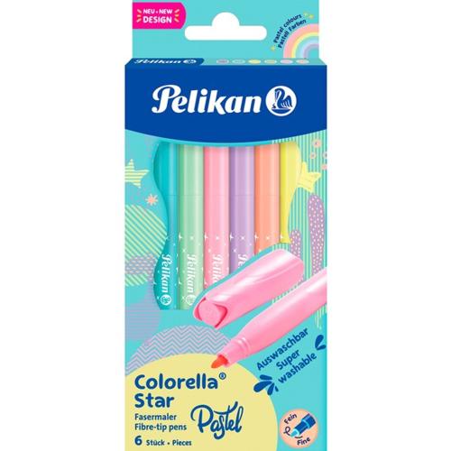 Pelikan Keçeli Kalem Colorella Pastel 6 Lı Paket - - Pelikan - Fiyatı 