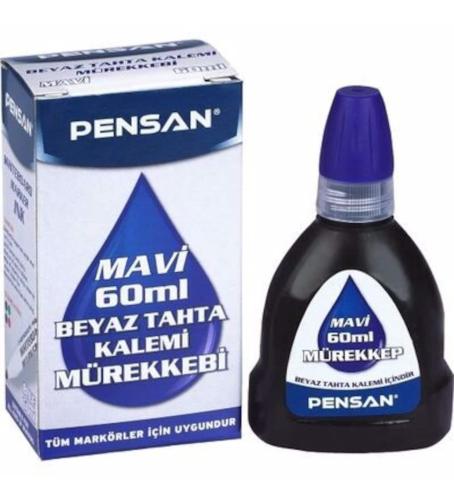 Pensan Tahta Kalemi Mürekkebi Mavi 100 Ml 4009 - - Pensan - Fiyatı - Y