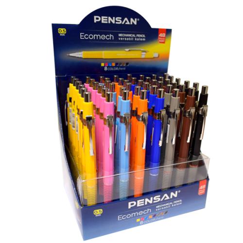 Pensan Versatil Kalem Ecomech 0,7 Mm - 48'li Standart - - Pensan - Fiy