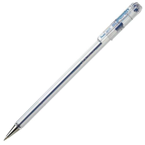 Pentel Tükenmez Kalem 0.7 Mm Mavi Bk77-C - 12'li Paket - - Pentel - Fi