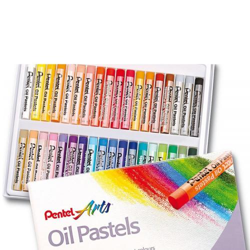 Pentel Yağlı Pastel 36 Renk Phn36 - - Pentel - Fiyatı - Yorumları - Sa