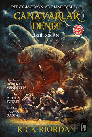 Percy Jackson ve Olimposlular Canavarlar Denizi-Çizgi Roman - Rick Rio