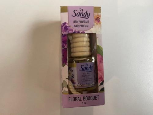 Pereja Sandy Floral Bouquet (Çiçek Buketi) 8Ml Oto Kokusu Cam - - Pere