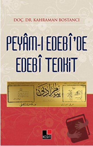 Peyami Edebide Edebi Tenkit - Kahraman Bostancı - Kesit Yayınları - Fi