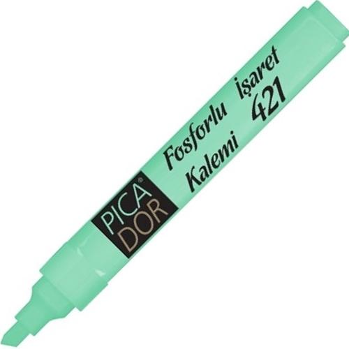 Picador Fosforlu Kalem Pastel Yeşil 421 - 10'lu Paket - - Picador - Fi